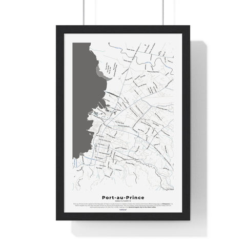 Port-Au-Prince Framed Poster