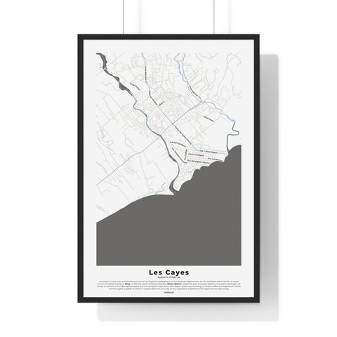 Les Cayes Framed Poster