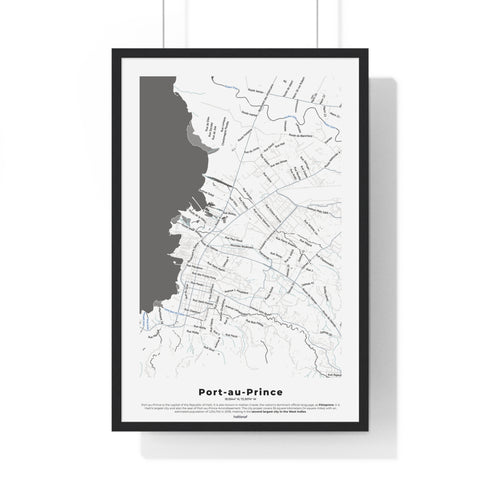 Port-Au-Prince Framed Poster