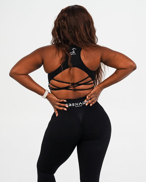 GRENADYÈ -Empress Core Sports Bra - Black