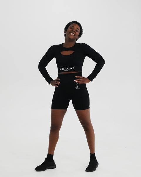 GRENADYÈ - Empress Flex Shorts - Black